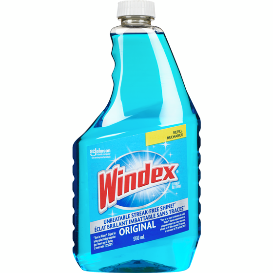 Windex Original Glass and Window Cleaner Refill 950 ml, $0.42/100ml