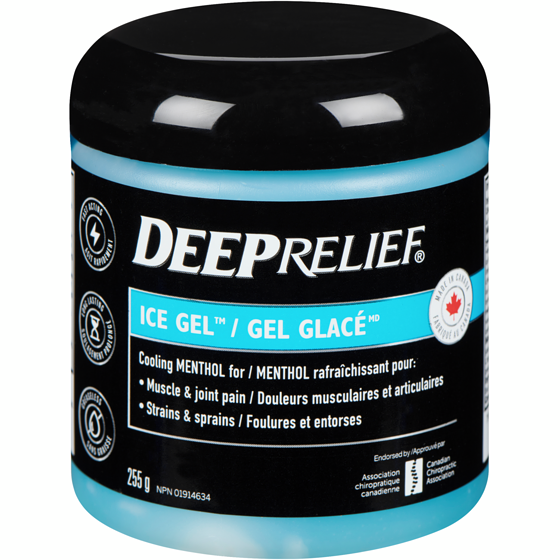 Deep Relief Gel de soulagement de la douleur de glace 255 g, 4,90 $/100g
