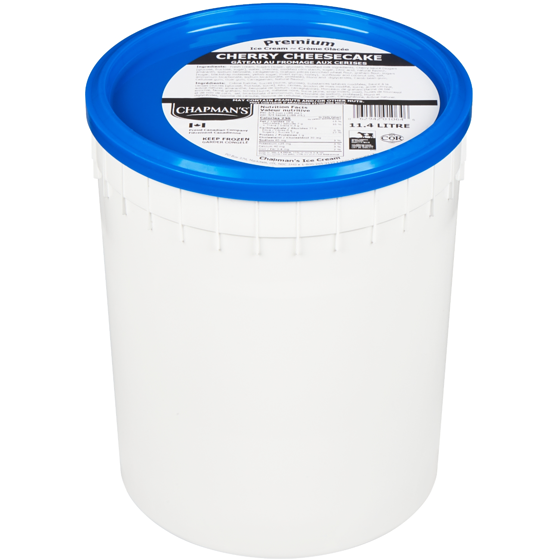 Chapmans Premium Cherry Cheesecake Ice Cream 11.4 l, $0.39/100ml
