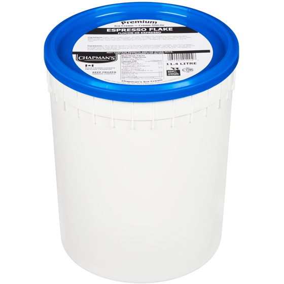 Chapmans Premium Espresso Flake Ice Cream 11.4 l, $0.39/100ml