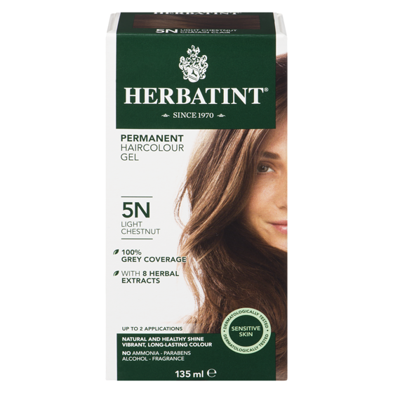 Herbatint Hair Colour, 5N Light Chestnut 135 ml, $11.47/100ml