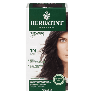 Herbatint Hair Colour, 1N Black 135 ml, $11.84/100ml