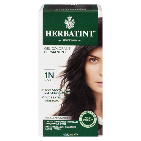 Herbatint Herbatint, Colorant capillaire, 1N Noir 135 ml, 11,84 $/100ml
