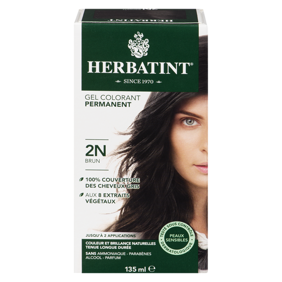 Herbatint Herbatint, Colorant capillaire, 2N Brun 135 ml, 11,84 $/100ml