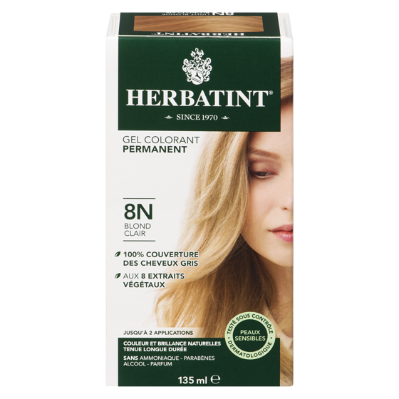 Herbatint Herbatint, Colorant capillaire, 8N Blond clair 135 ml, 11,84 $/100ml
