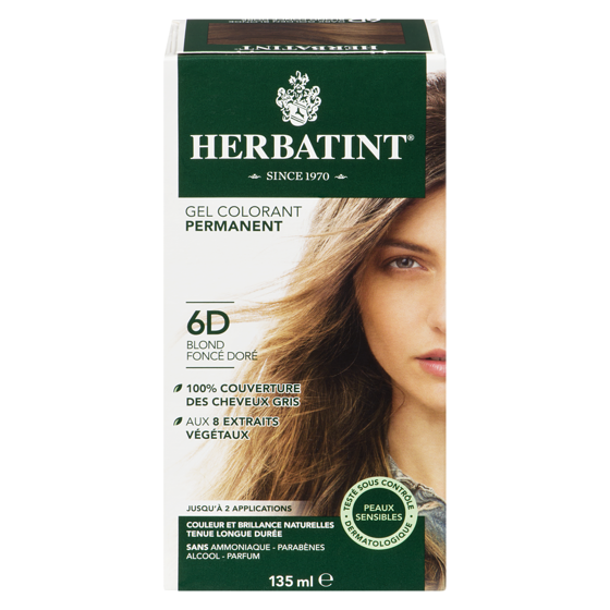 Herbatint Herbatint, Colorant capillaire, 6D Blond foncé doré 135 ml, 11,84 $/100ml