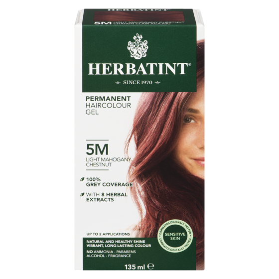 Herbatint Hair Colour, 5M Light Mahogany Chestnut 135 ml, $11.84/100ml