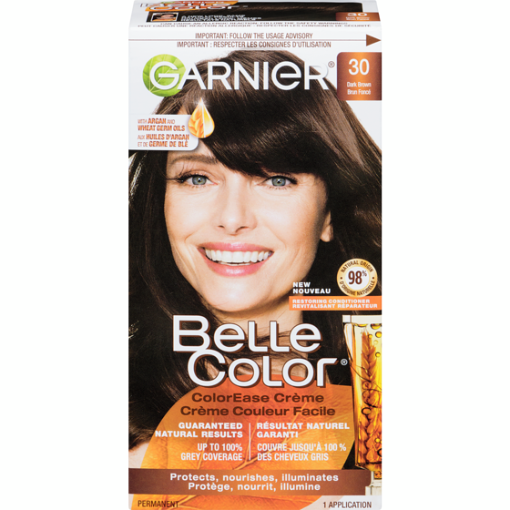 Garnier Belle Colour, 30 Dark Brown 57 ml, $14.89/100ml