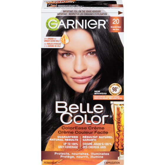 Garnier Belle Colour, 20 Brownish Black 1 ea, $8.49/1ea