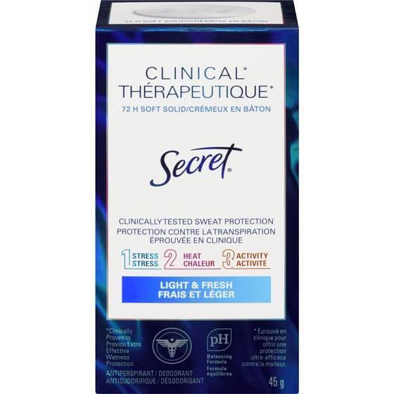 Secret Clinical Strength Clinical Power Solid, Light & Fresh 45 g, $25.53/100g