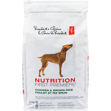 PC Nutrition First Adult Dog Food, Chicken & Brown Rice