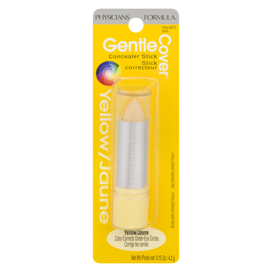 Physician's Formula Gentle Cover Stick Concealer, Yellow Stick 1 ea, $7.99/1ea