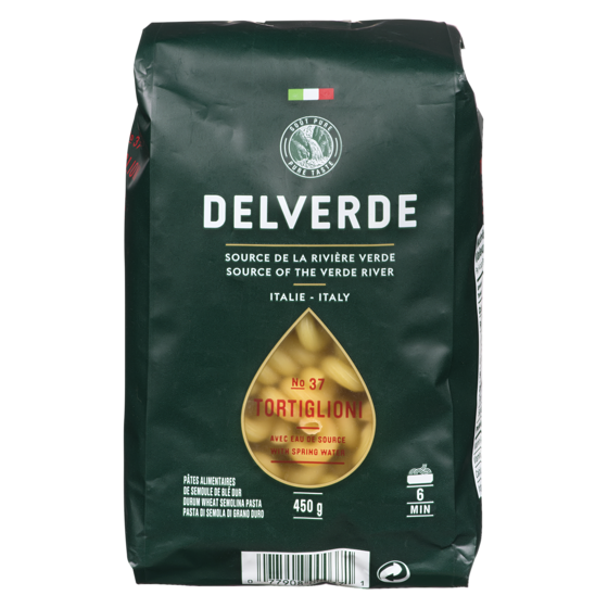 Delverde Tortiglioni 450 g, $0.78/100g