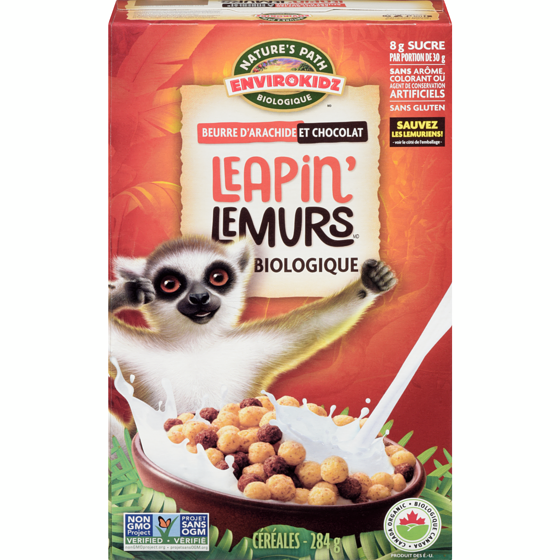 Nature’s Path Céréales biologiques Leapin’ Lemurs 284 g, 2,11 $/100g