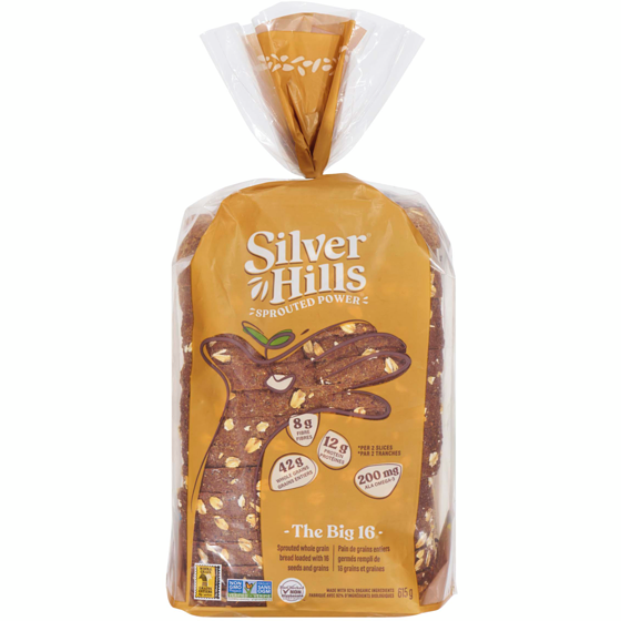Silver Hills Pain aux grains germés The Big 16 615 g, 0,97 $/100g
