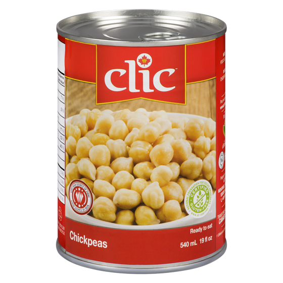 Clic Chick Peas 540 ml, $0.37/100ml