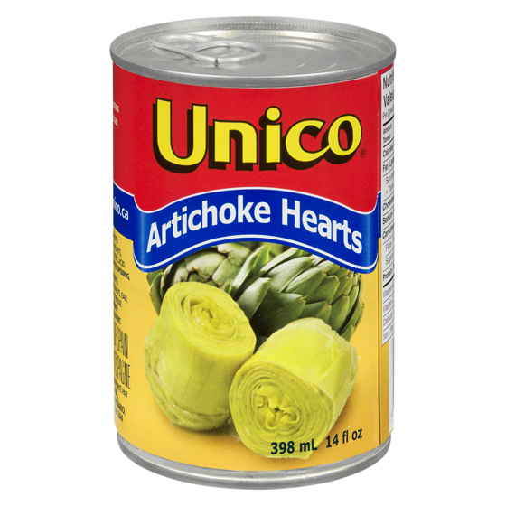 Unico Artichoke Hearts, Whole 398 ml, $1.38/100ml