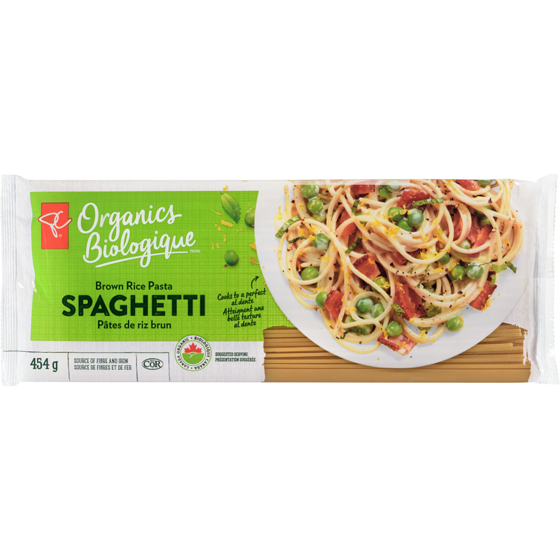 PC Biologique Spaghetti de pâtes de riz brun Biologique 454 g, 0,61 $/100g