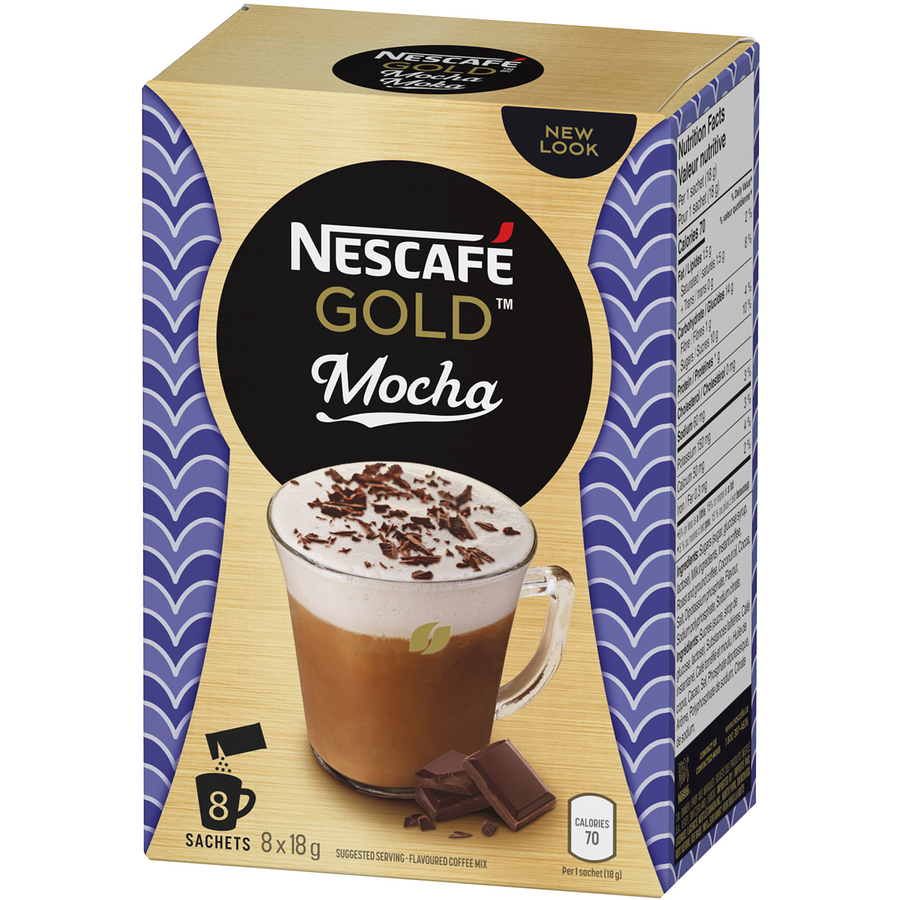 flavoured instant coffee sachets