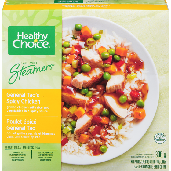 Healthy Choice Gourmet Steamers, General Tao's Spicy Chicken 306 g, $2.28/100g