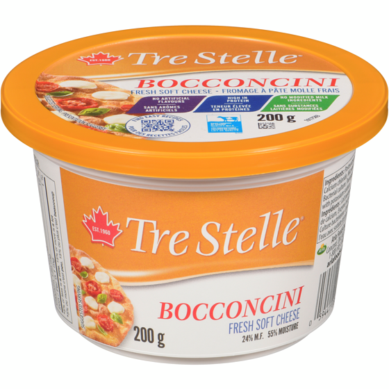 Tre Stelle Bocconcini 200 g, $4.50/100g