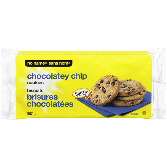 Sans Nom Biscuits aux brisures chocolatées 907 g, 0,50 $/100g
