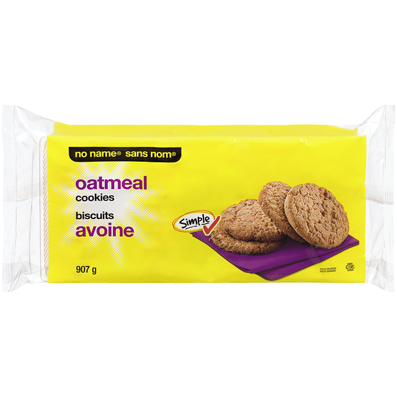 No Name Oatmeal Cookies 907 g, $0.44/100g