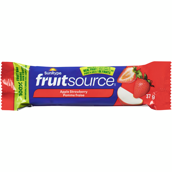 SunRype Apple Strawberry 100% Fruit Bar 37 g, $4.84/100g