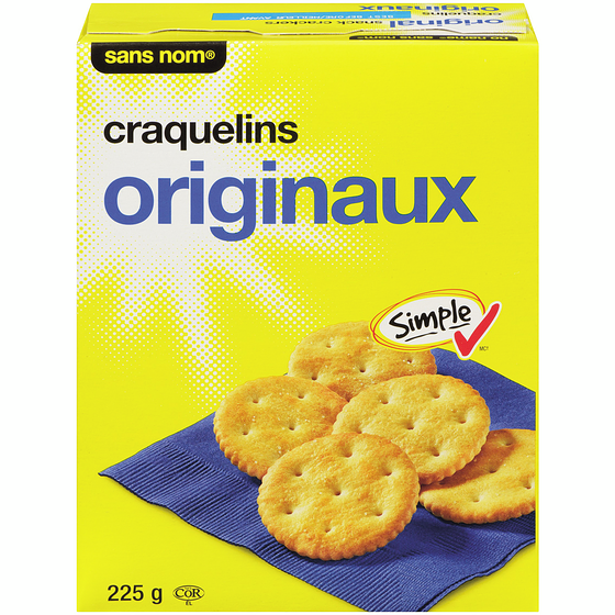 Sans Nom Craquelins originaux 225 g, 1,91 $/100g
