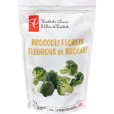 le Choix du Président Fleurons de brocoli 500 g, 1,00 $/100g