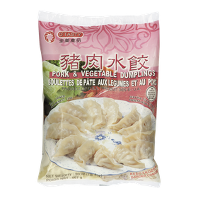 O'Tasty Pork & Vegetable Dumplings 567 g, $1.50/100g