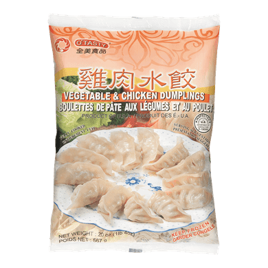 O’Tasty Dumplings au poulet et aux légumes 567 g, 1,50 $/100g