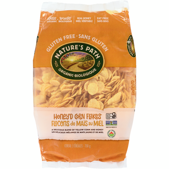 Nature’s Path Céréales biologiques Flocons de maïs au miel 750 g, 1,47 $/100g