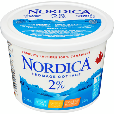 Gay Lea Fromage cottage 2 % 500 g, 1,16 $/100g