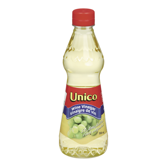 Unico White Wine Vinegar 500 ml, $0.46/100ml