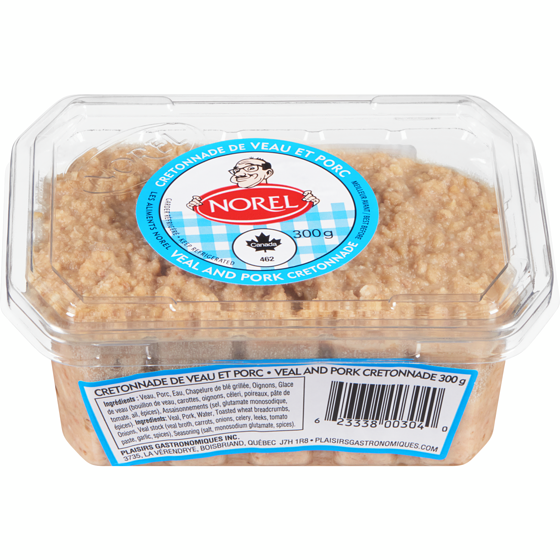 Norel Cretonnade de veau et porc 300 g, 2,43 $/100g