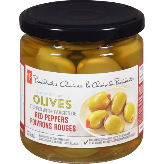 PC Olives Stuffed With Red Peppers PC.ca