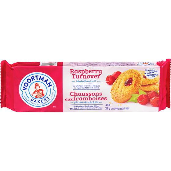 Voortman Raspberry Turnover 300 g, $1.16/100g