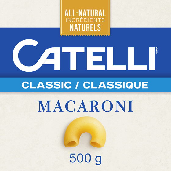 Catelli Pâtes Classiques, Macaroni 500 g, 0,35 $/100g