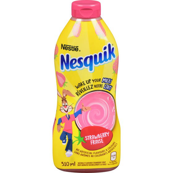 Nestlé Nesquik Strawberry Syrup 510 ml, $1.66/100ml