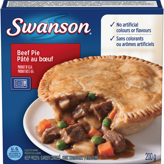 Swanson Meat Pies Beef Pie 200 g, $1.65/100g