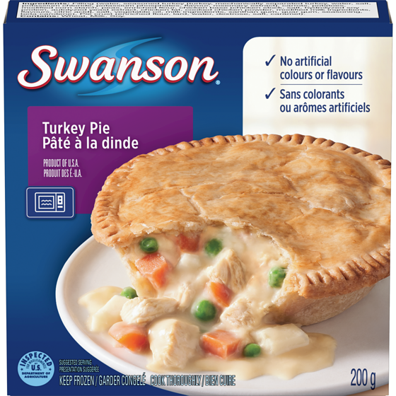 Swanson Meat Pies Meat Pies, Turkey Pie 200 g, $1.65/100g
