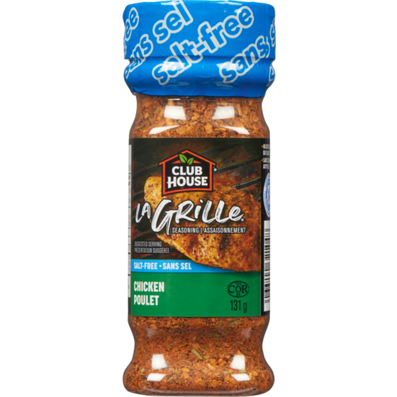 Club House Assaisonnement Poulet, Sans Sel 131 g, 4,96 $/100g