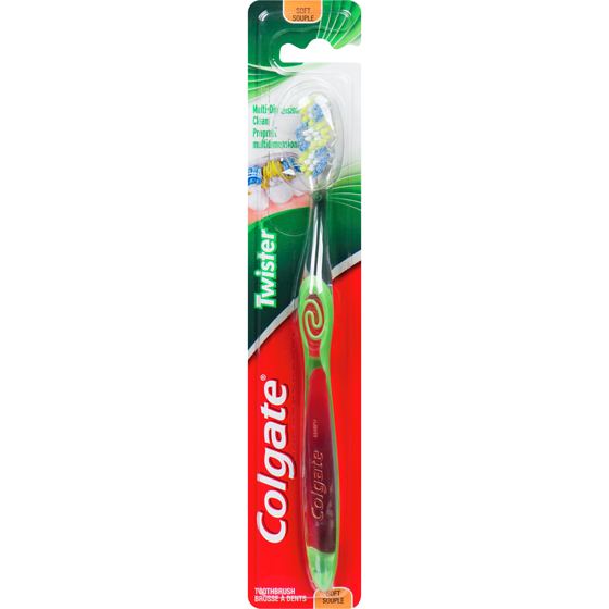 Colgate Plus Twister Fresh Toothbrush, Soft 1 ea, $3.49/1ea