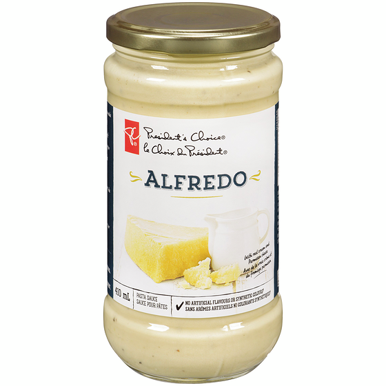 le Choix du Président Sauce pour pâtes Alfredo 410 ml, 1,22 $/100ml