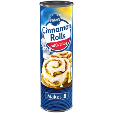 Pillsbury Cinnamon Rolls with Icing, Ready to Bake 8 ct 351 g, $1.36/100g