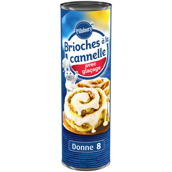 Pillsbury Brioches à la Cannelle avec glaçage, prêts à cuire 8 unités 351 g, 0,85 $/100g