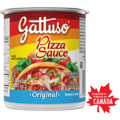 Gattuso Sauce à pizza original 213 ml, 0,94 $/100ml