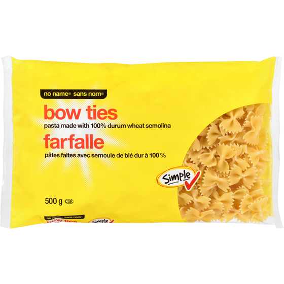 Sans Nom Farfalle 500 g, 0,26 $/100g