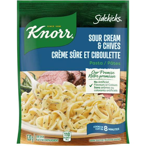 Knorr Sidekicks Pasta Side Dish Sour Cream & Chives 120 g, $2.49/100g